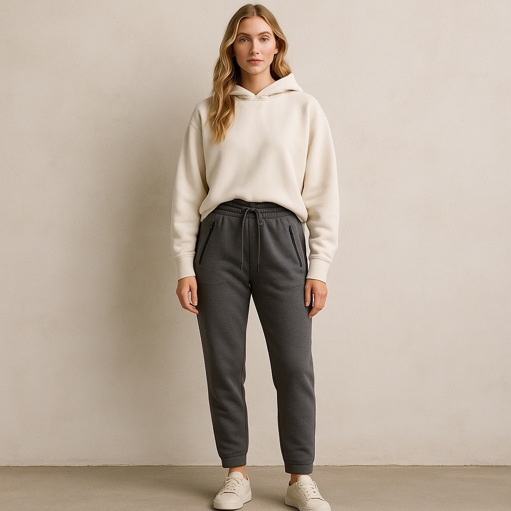 Koral Scuba Joggers M Gray Luxe Performance Sweatpants Athleisure Nwot